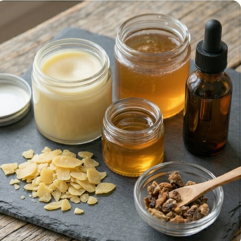 Salves, Creams and Tonics