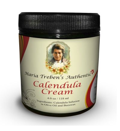 Maria Treben’s Authentic Calendula (Marigold) Cream (4oz/118ml)