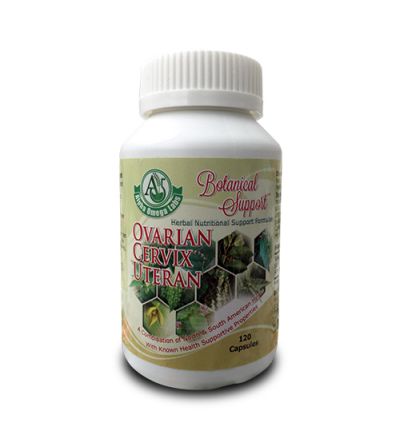 Botanical Support - Ovarian/Cervical/Uteran - 120 Capsules x 500mg