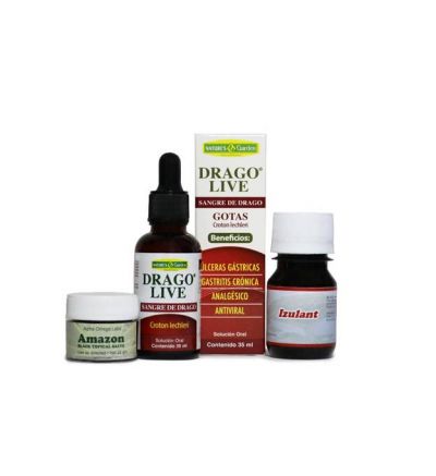 Amazon Black Topical Salve  (22g) with Sangre de Drago (1 fl.oz.) and Izulant (1 fl.oz.) Analgesic Ant Tincture