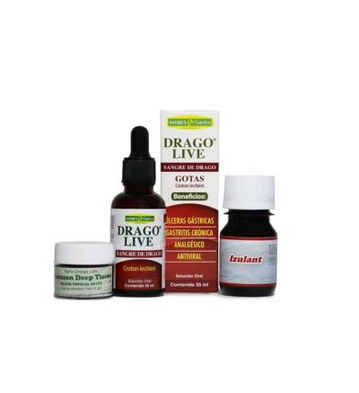 Amazon Salve Deep Tissue (22 g.) with Sangre de Drago (1 fl. oz.) and Izulant (1 fl. oz.) Analgesic Ant Tincture