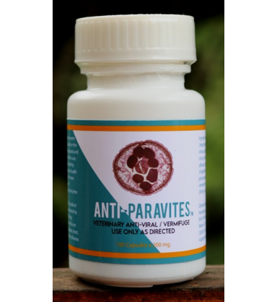 Anti-Paravites with Ivermectin  -- (100 capsules x 200 mg -- each capsule contains 3 mg. of ivermectin)