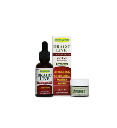  Amazon Black Topical Salve (22g.) with Drago Live (30 ml.) 