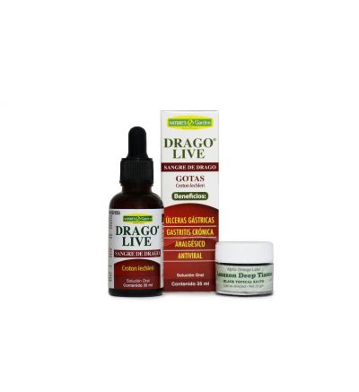 Amazon Deep Topical Salve (22 g.) with Drago Live (30 ml.)