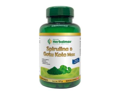 SPIRULINA AND GOTU KOLA MAX 137g / 100 capsules