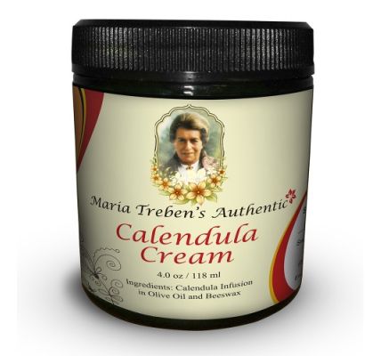 Maria Treben’s Authentic Calendula (Marigold) Cream (4oz/118ml)
