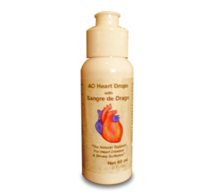 AO Heart Drops with Sangre de Drago  60ml (2fl.oz--80doses)