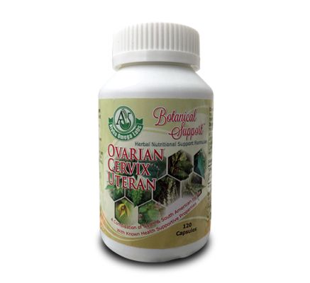 Botanical Support - Ovarian/Cervical/Uteran - 120 Capsules x 500mg