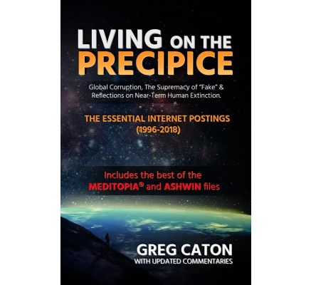 Living on the Precipice: Global Corruption, the Supremacy of Fake, and Reflections on Near Term Human Extinction -- (Paperback, 2018)